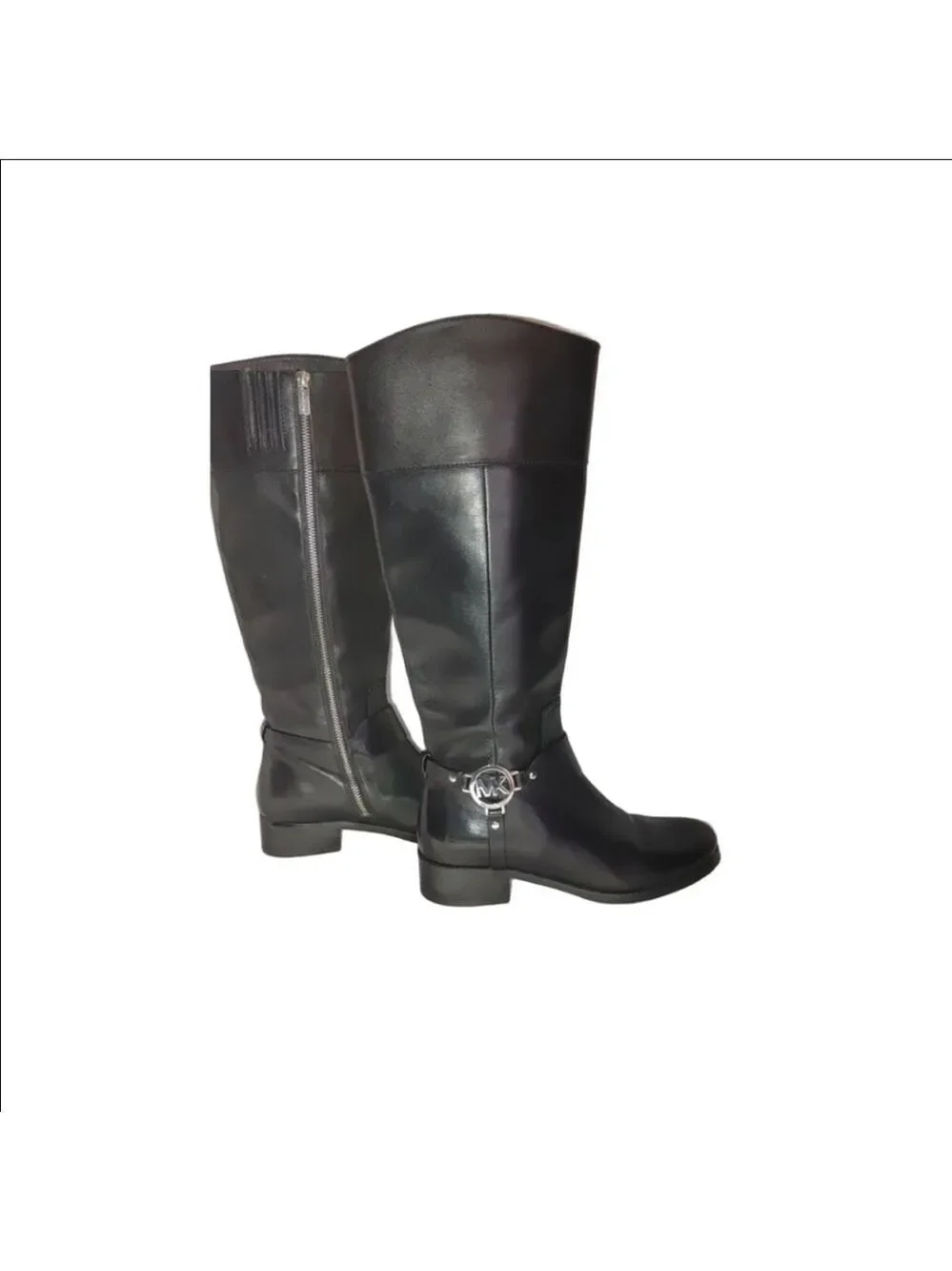Michael Kors Fulton Harness Leather Boot Size 8M
